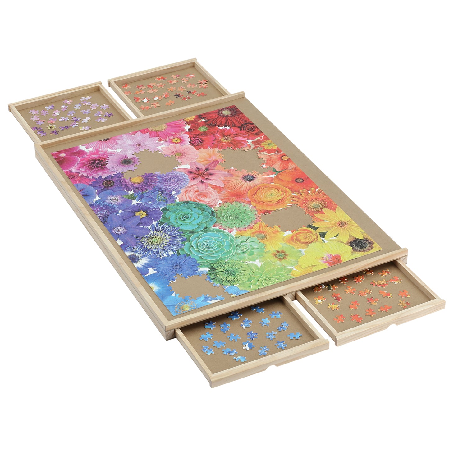 Classic Jigsaw Puzzle Board with Drawer- 1500 Pieces