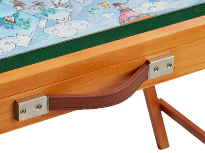 Foldable Jigsaw Puzzle Table with Drawers and Cover - 1500 Pieces