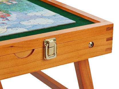 Foldable Jigsaw Puzzle Table with Drawers and Cover - 1500 Pieces